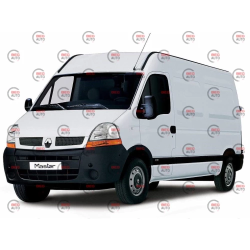 ветровик Renault Master II 1998-2010 Г-образный (скотч) AV-Tuning