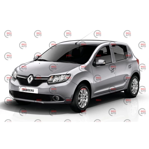 ветровик Renault Sandero II 2013-2018 (скотч) AV-Tuning