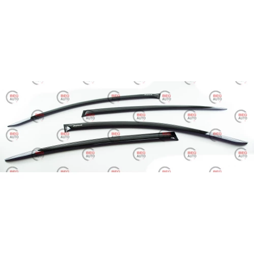 ветровик Skoda Superb I сед 2001-2008 (скотч) AV-Tuning