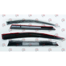 вітровик Subaru Outback/Legasy 2015->  (скотч) TopVisor  з хром. молдингом