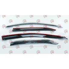 вітровик Toyota Camry XV 70 2017->  (скотч) TopVisor  з хром. молдингом