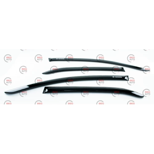 ветровик Toyota Corolla X (E140, E150) сед 2007-2012 (скотч) AV-Tuning
