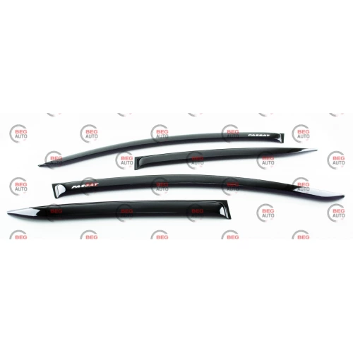 ветровик Volkswagen Passat B6/B7 сед 2005-2010 (скотч) AV-Tuning