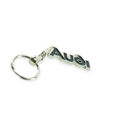 брелок AUDI металлический на цепочке "надпись AUDI"