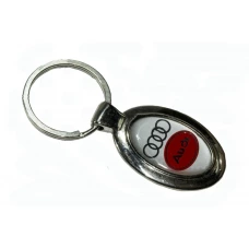 брелок AUDI металлический овал