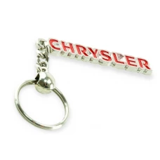 брелок CHRYSLER металлический на цепочке "надпись CHRYSLER"