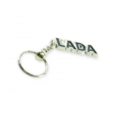 брелок LADA металевий на ланцюжку "напис LADA"
