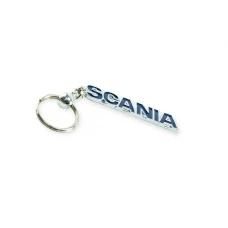 брелок SCANIA металевий на ланцюжку "напис SCANIA"