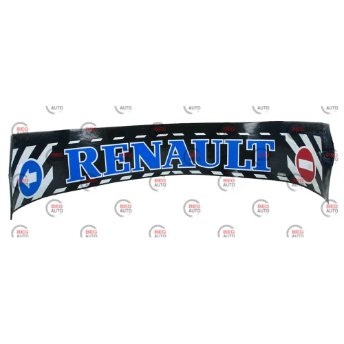 брызговик для груз. фур сплошной  350х2400  "RENAULT" синяя надпись