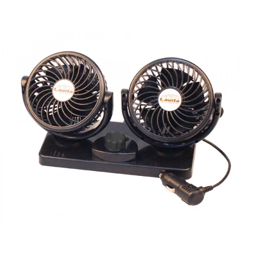 вентилятор двойной 24 V (2 х d 4" - 10,4 см) на стойке, две скорости Lavita