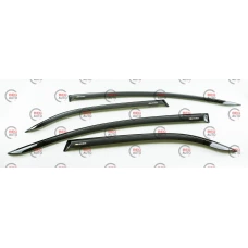 ветровик Chevrolet Aveo I,II (T200) сед 2002-2008 (скотч) ACRYL-AUTO