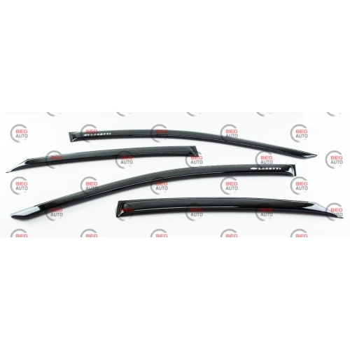 ветровик Chevrolet Lacetti сед 2004-2013 (скотч) AV-Tuning