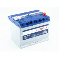Аккумулятор BOSCH  70Ач 630А S4 ASIA (D26) (0) правый + (2 года гар)