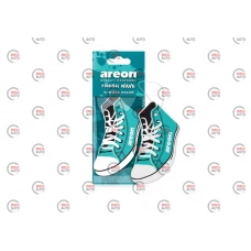ароматизатор на зеркало сухой AREON Wave Fresh Лист Кеды  
