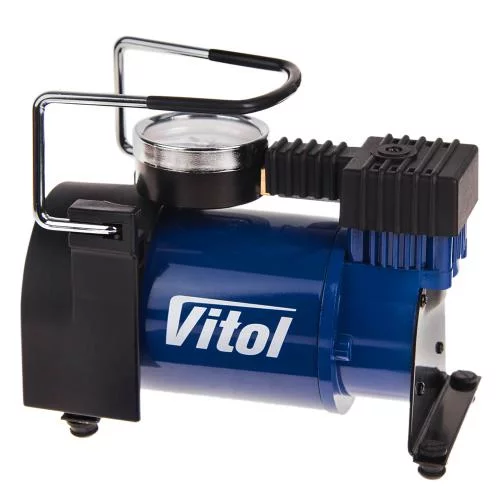 компрессор Vitol  10атм/ 37л/14А/1м шланг/прикур/сумка
