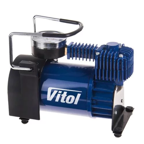 компрессор Vitol  10атм/ 40л/15А/1м шланг/прикур/сумка