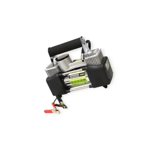 компрессор 2 цилин Steel Power  264W/10атм/60л/5м шланг спирал с ман/клемы/сумка