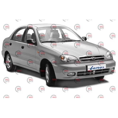 накладки/вії на фари Daewoo Lanos 1997 -   ANV