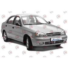накладки/вії на фари Daewoo Lanos 1997 -   AV-Tuning