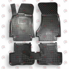 коврики салона Audi A4 (B8) 2008-2015  борт 2,5см, с перемычкой