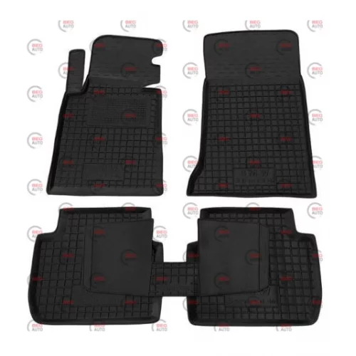 килимки салону BMW 3 E46 1998-2006 борт 2,5 см, з перемичкою
