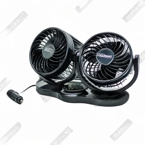 вентилятор подвійний 12 V (2 х d 5