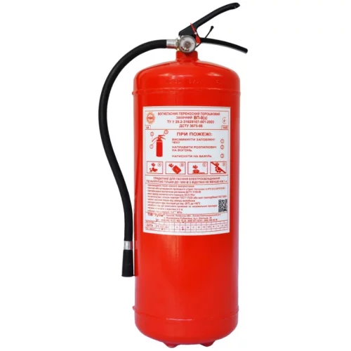 огнетушитель порошк. 9кг ОП-9 (З) с манометром и сертификатом  ДСТУ EN  Пожтехника