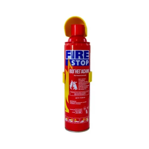 огнетушитель 1000мл FIRE STOP с пласт. держателем