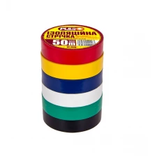 изолента 50м х 19мм х 0,13мм ассорти Pulso