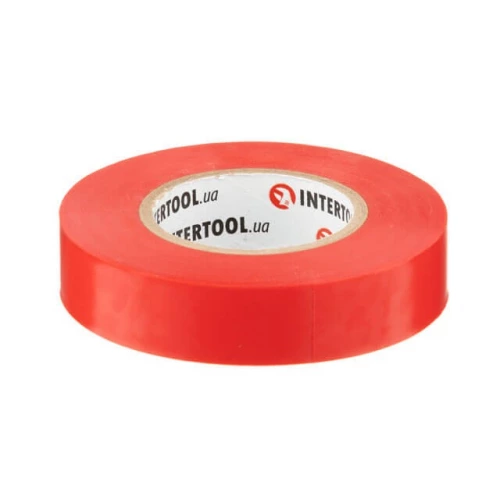 изолента 20м х 17мм х 0,15мм красная Intertool