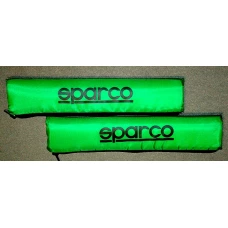 чехол ремня безопасности (2шт)  Sparco  зеленый