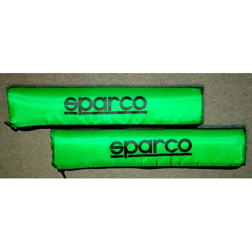 чехол ремня безопасности (2шт)  Sparco  зеленый