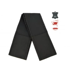 оплетка руля  M  кожа  (37 - 38 см)  черная Elegant  с иголкой