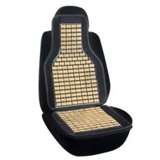 накидка на сиденье Elegant  плоская массажная косточка 45х108см черная