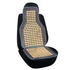 накидка на сиденье Elegant  плоская массажная косточка 45х108см серая