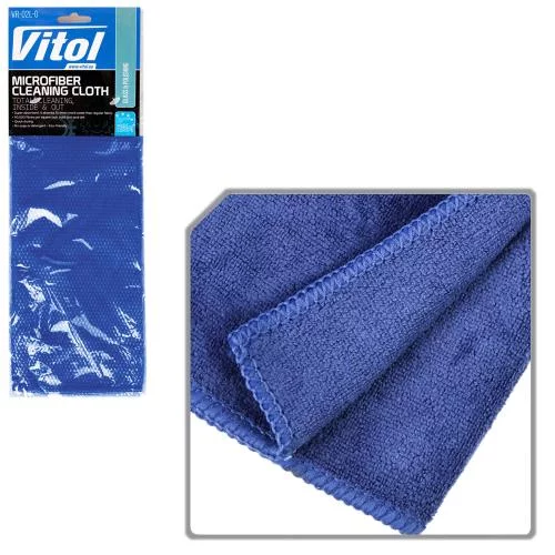 салфетка микрофибра универсальная (40х30) синяя, 500 г/м2 Vitol