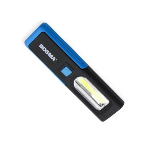 ліхтар інспекційний 2W COB + 0,5W LED 3хААA, магніт, гачок, на підставці з регулюванням