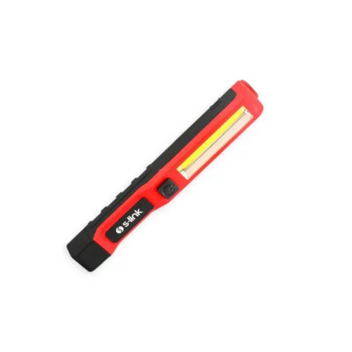 фонарик бытовой  3W COB + 1W SMD, 3хAAA, магнит