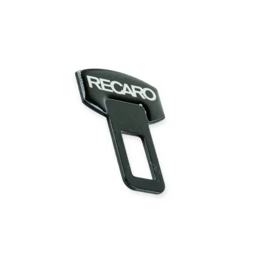 заглушка ремня безопасности металл - силикон  Recaro