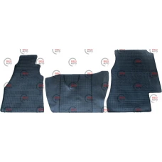 коврики салона Mercedes Sprinter I, VW LT 95-06  борт 1см, евроклетка (3шт) Polytep
