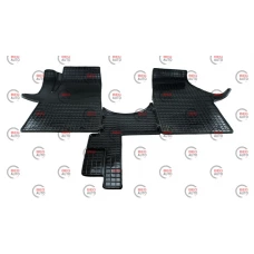 килимки салону VW T5/T6 2003-2015 (1+2)  борт 1см, євроклітина (3шт)