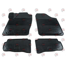 коврики салона VW Polo 2002-2009, Skoda Fabia 1999-2014, Seat Ibiza 2002-2008 борт 1см, євроклетка