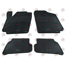 коврики салона VW Polo сед/хетч, Seat Ibiza 2009-2017 борт 1см, евроклетка Polytep