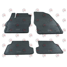 коврики салона Ford Focus II 2004-2011  борт 1см, евроклетка Polytep