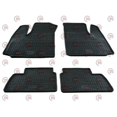 коврики салона Fiat Doblo I 2000-2010  борт 1см, евроклетка Polytep