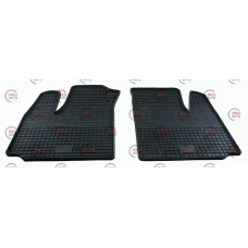 коврики салона Fiat Doblo I 2000-2010  борт 1см, евроклетка, передние Polytep