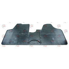 килимки салону Fiat Scudo, Peugeot Expert, Citroen Jumpy 2007-2016  борт 1см, євроклітинка,перед (3ш