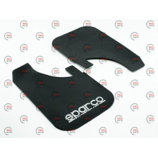брызговик Sparco большой (2шт) черный с вырезом