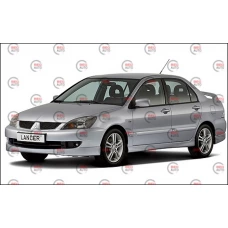 мухобойка Mitsubishi Lancer IX сед 2003-2009 AV-Tuning