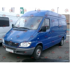 реснички на фары MB Sprinter I фургон 2002-2006 после ресталинга AV-Tuning